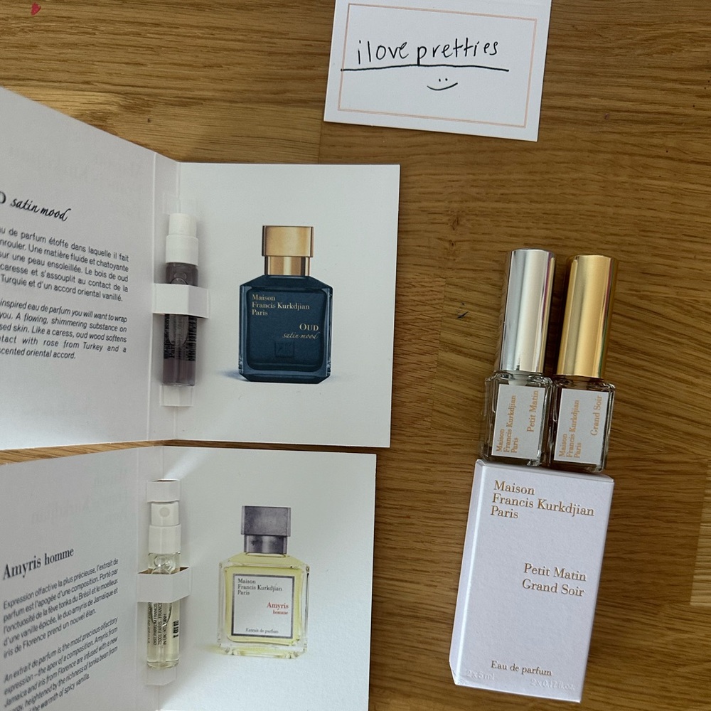 maison francis kurkdjian perfume scent bundle